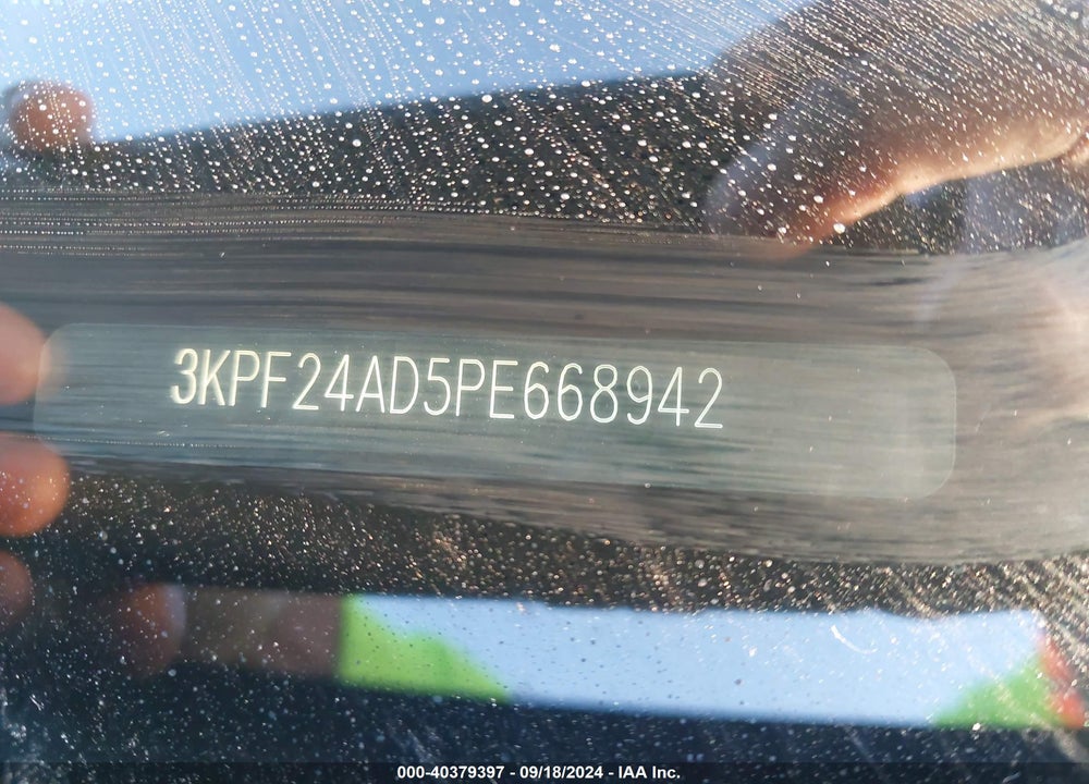 2023 KIA FORTE LXS VIN: 3KPF24AD5PE668942