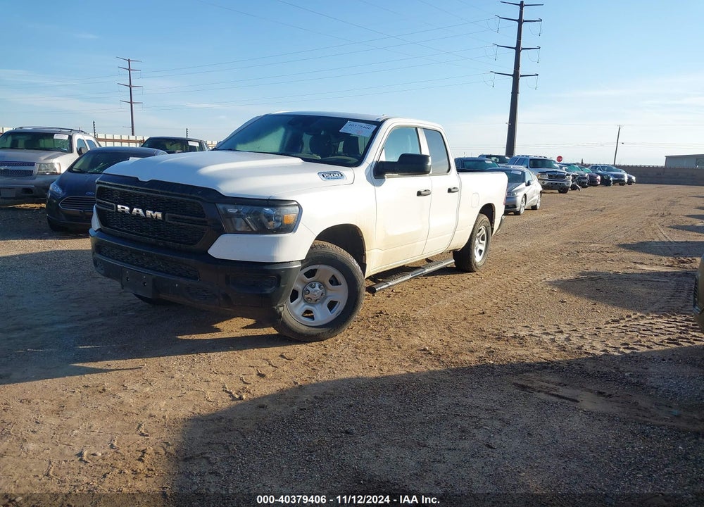 2024 RAM 1500 TRADESMAN QUAD CAB 4X2 6'4 BOX VIN: 1C6SRECG7RN122818