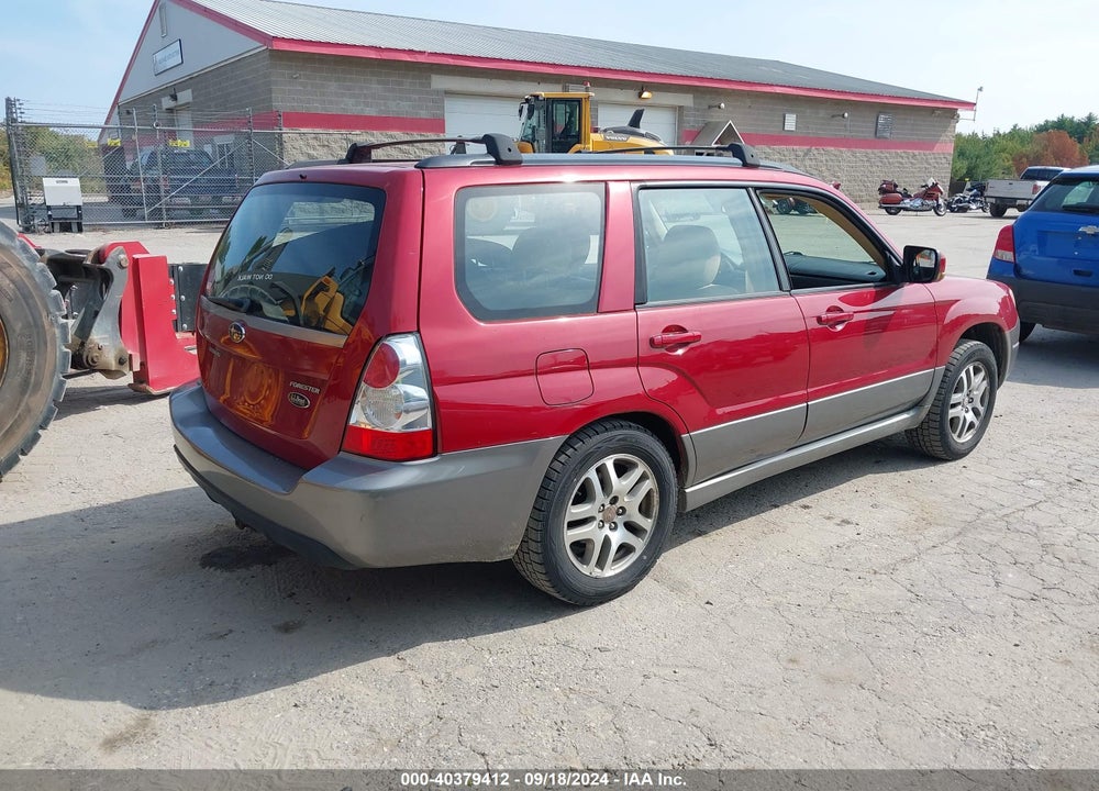 2006 SUBARU FORESTER 2.5X L.L. BEAN EDITION VIN: JF1SG67636H706557