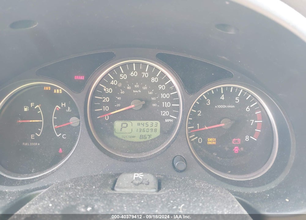 2006 SUBARU FORESTER 2.5X L.L. BEAN EDITION VIN: JF1SG67636H706557