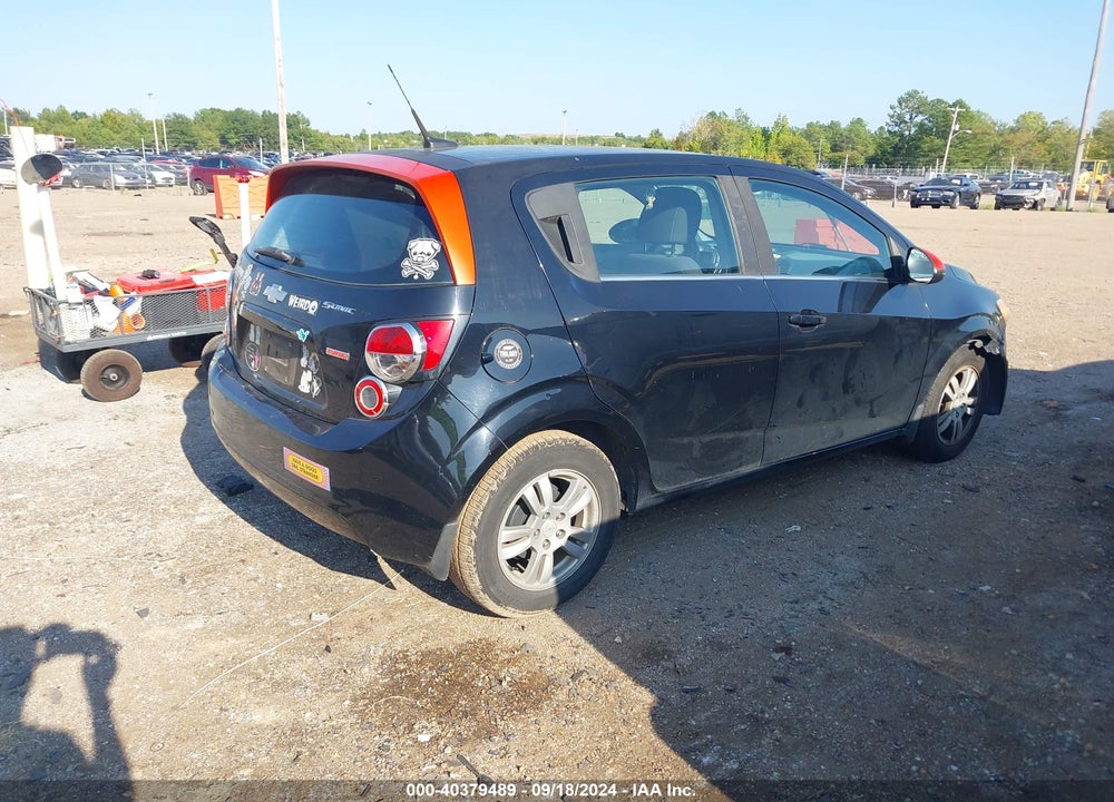 2012 CHEVROLET SONIC 2LT VIN: 1G1JC6SB3C4221756