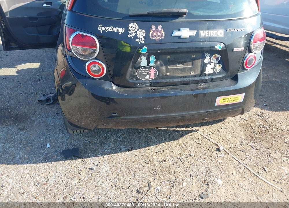 2012 CHEVROLET SONIC 2LT VIN: 1G1JC6SB3C4221756