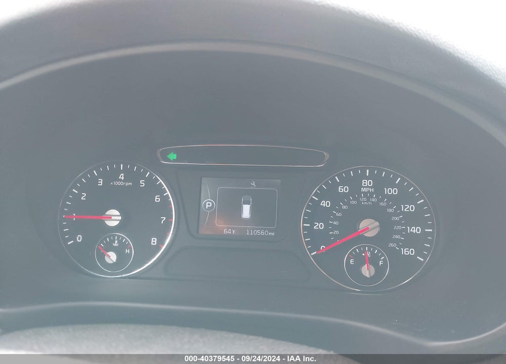 2016 KIA SORENTO 2.4L LX VIN: 5XYPG4A35GG007475