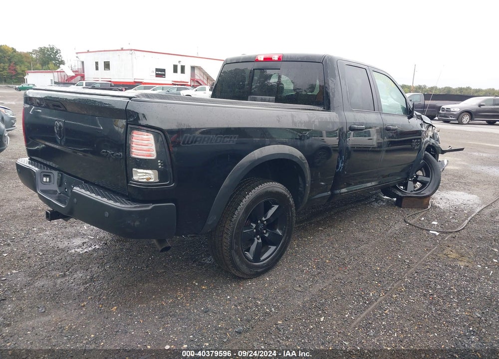 2020 RAM 1500 CLASSIC WARLOCK QUAD CAB 4X4 6'4 BOX VIN: 1C6RR7GG5LS123026