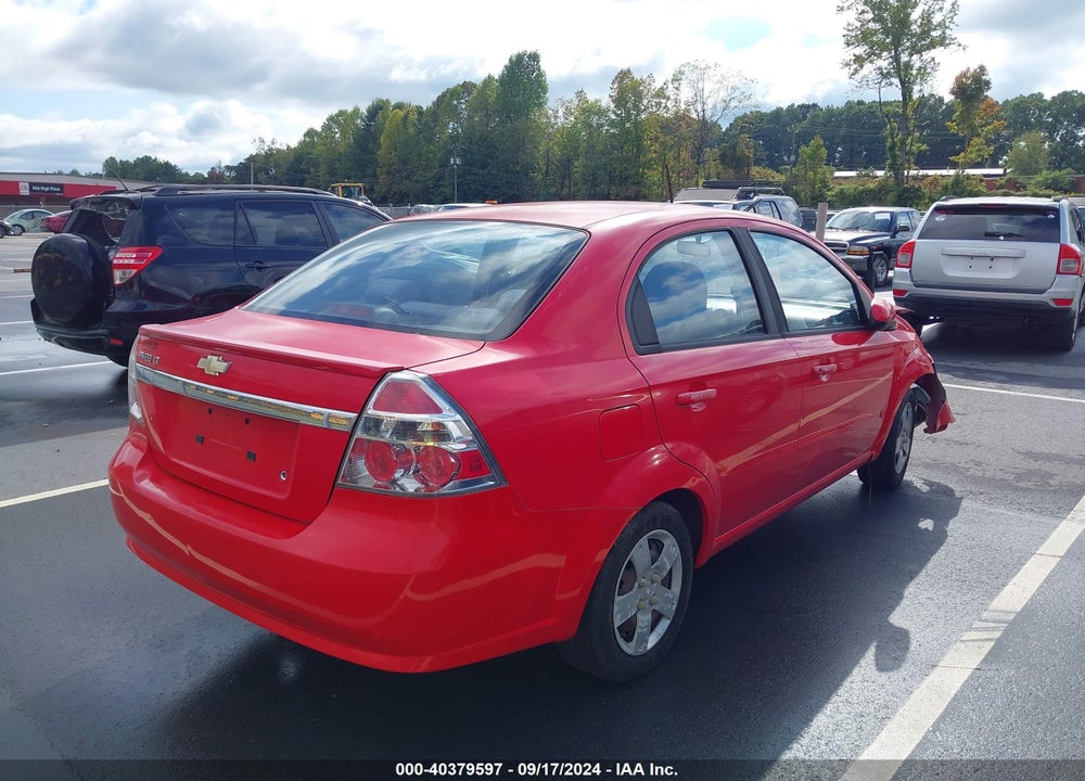 2009 CHEVROLET AVEO LT VIN: KL1TD56E99B612952