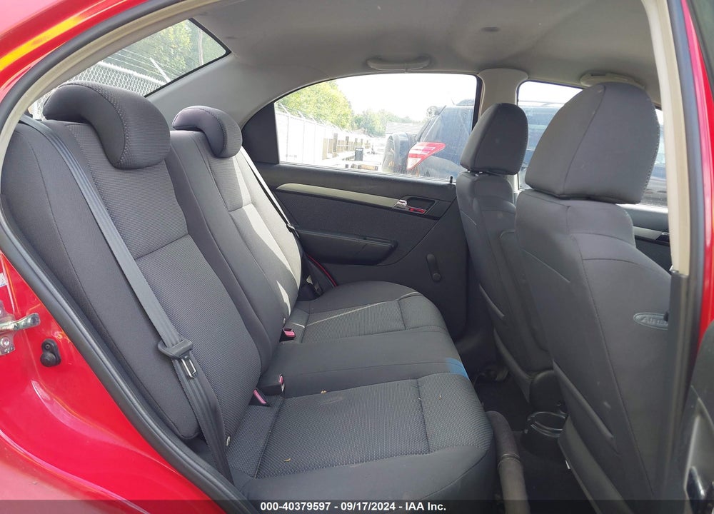 2009 CHEVROLET AVEO LT VIN: KL1TD56E99B612952