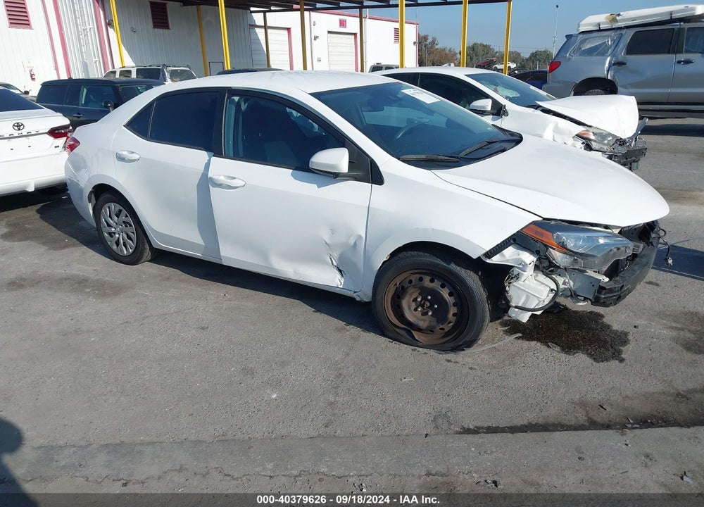 2019 TOYOTA COROLLA LE VIN: 2T1BURHE4KC138344