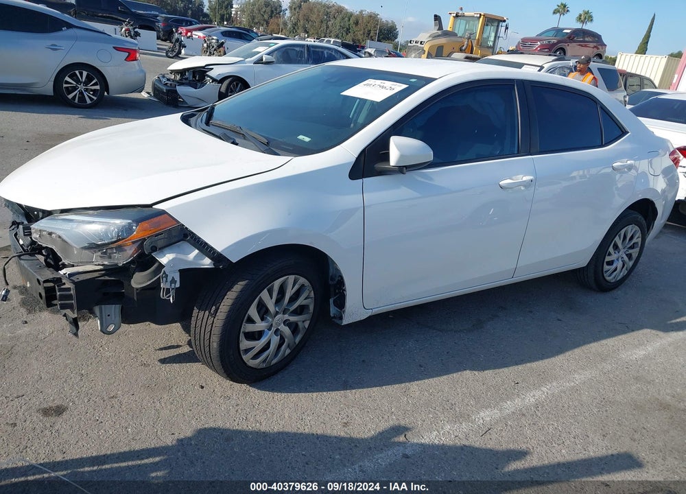 2019 TOYOTA COROLLA LE VIN: 2T1BURHE4KC138344