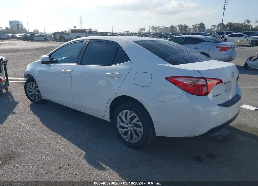 2019 TOYOTA COROLLA LE VIN: 2T1BURHE4KC138344