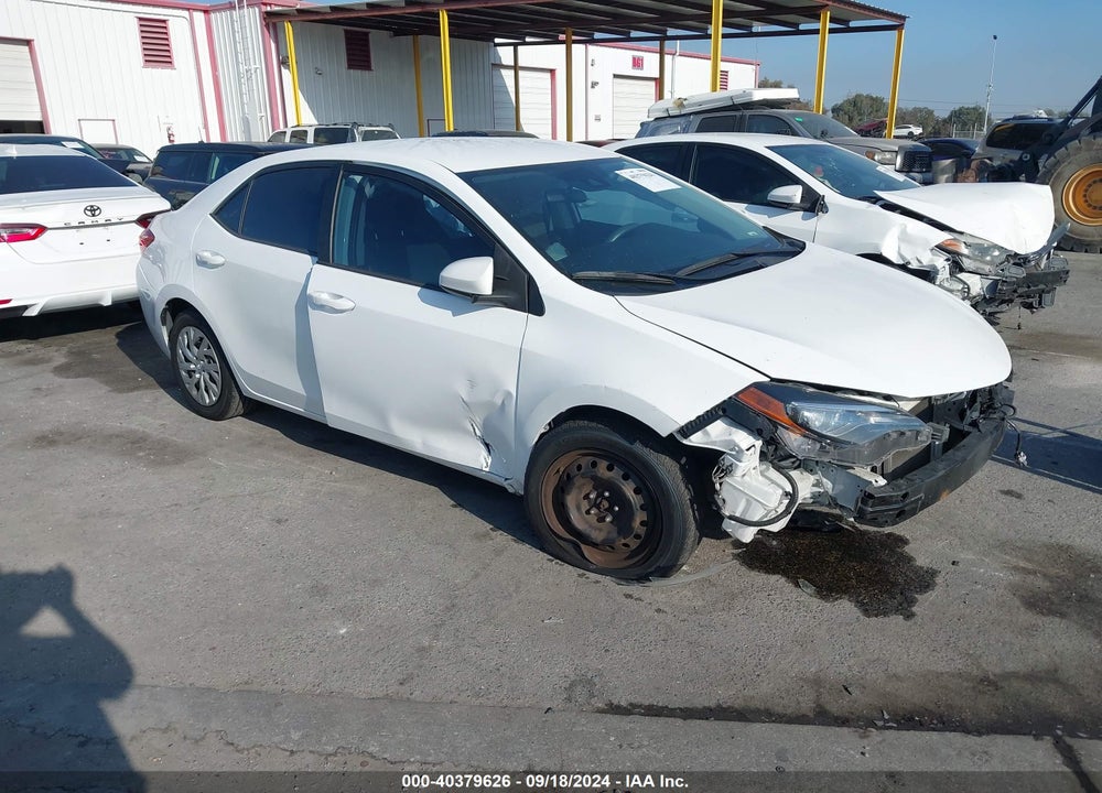 2019 TOYOTA COROLLA LE VIN: 2T1BURHE4KC138344