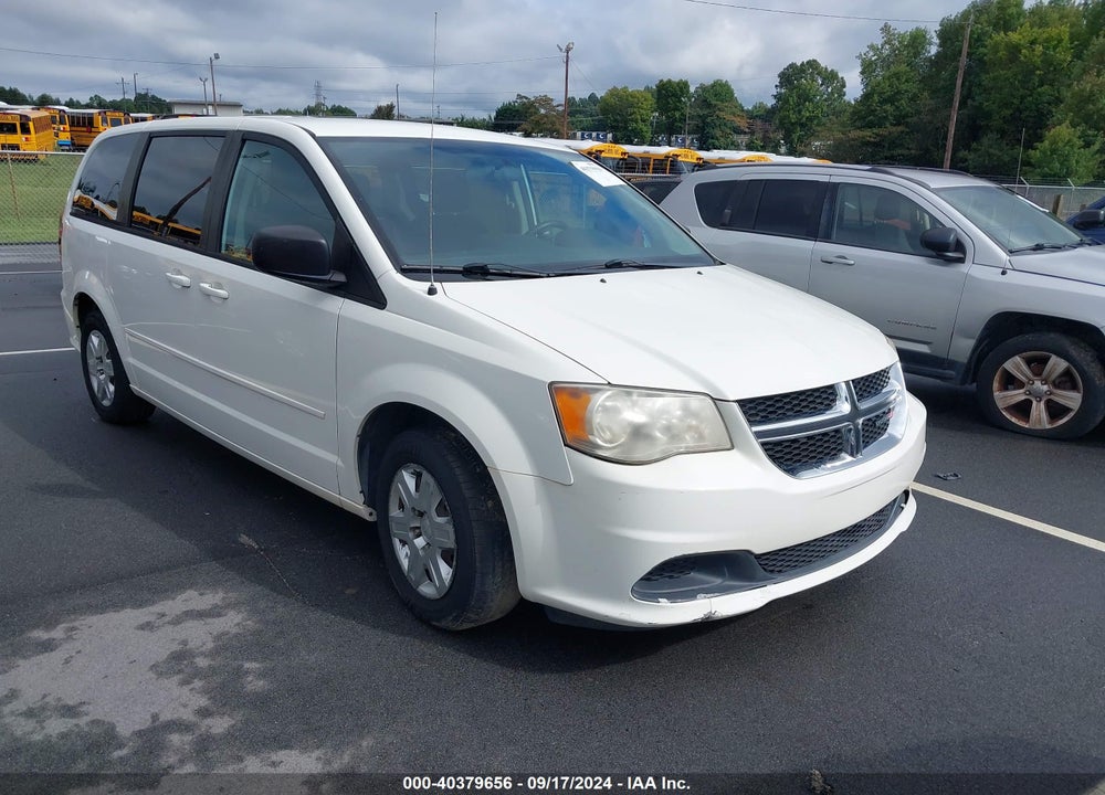 2013 DODGE GRAND CARAVAN SE VIN: 2C4RDGBG5DR615122