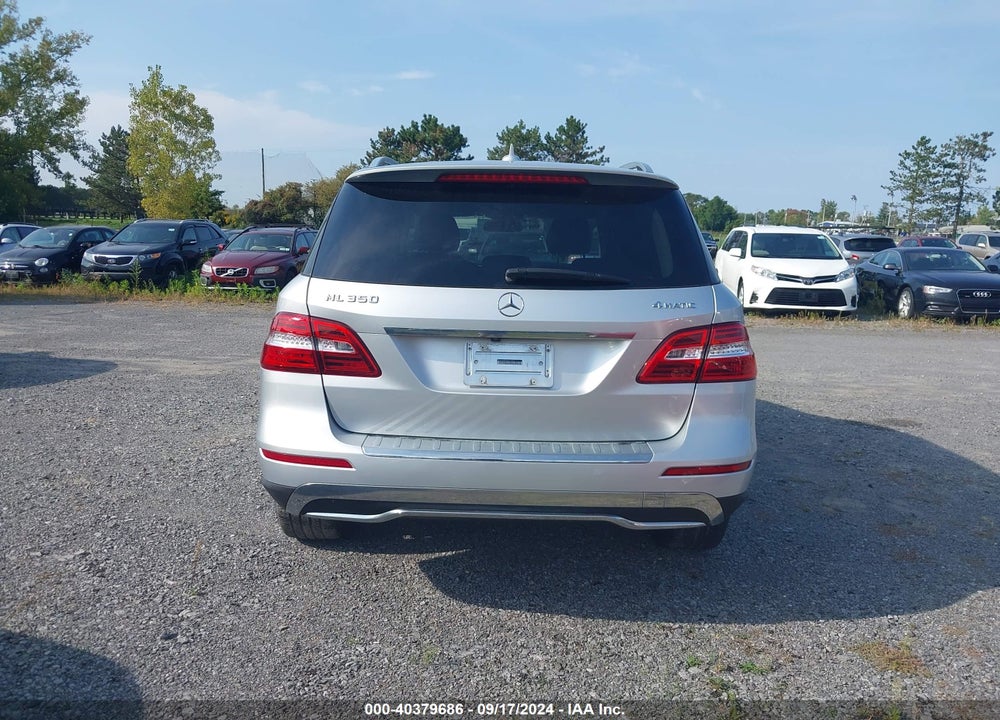 2012 MERCEDES-BENZ ML 350 4MATIC VIN: 4JGDA5HB0CA077124