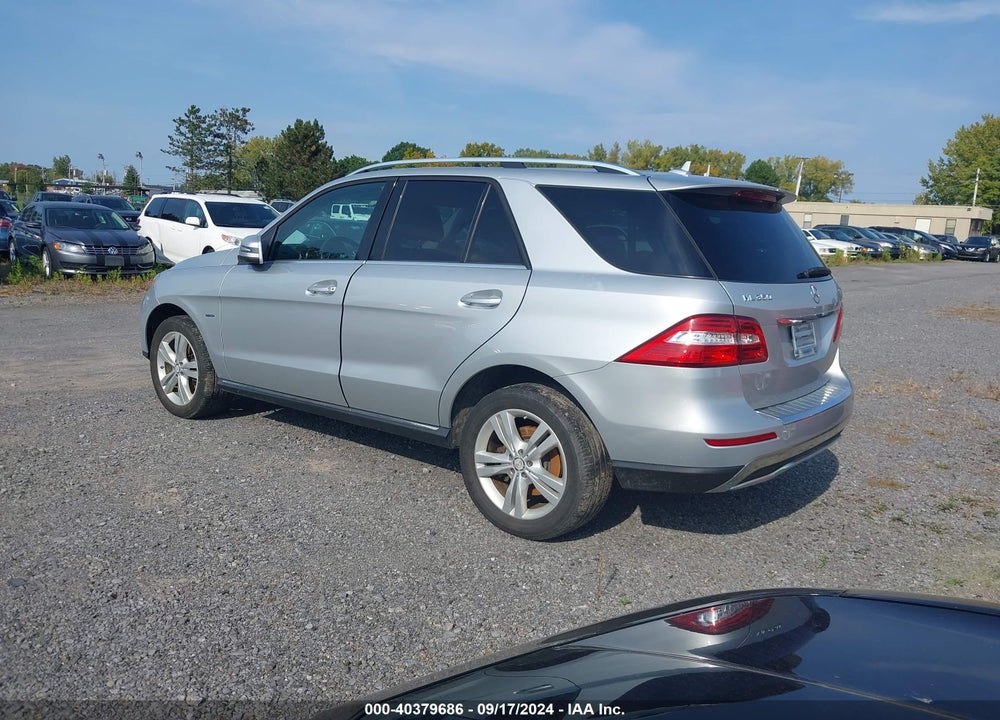 2012 MERCEDES-BENZ ML 350 4MATIC VIN: 4JGDA5HB0CA077124