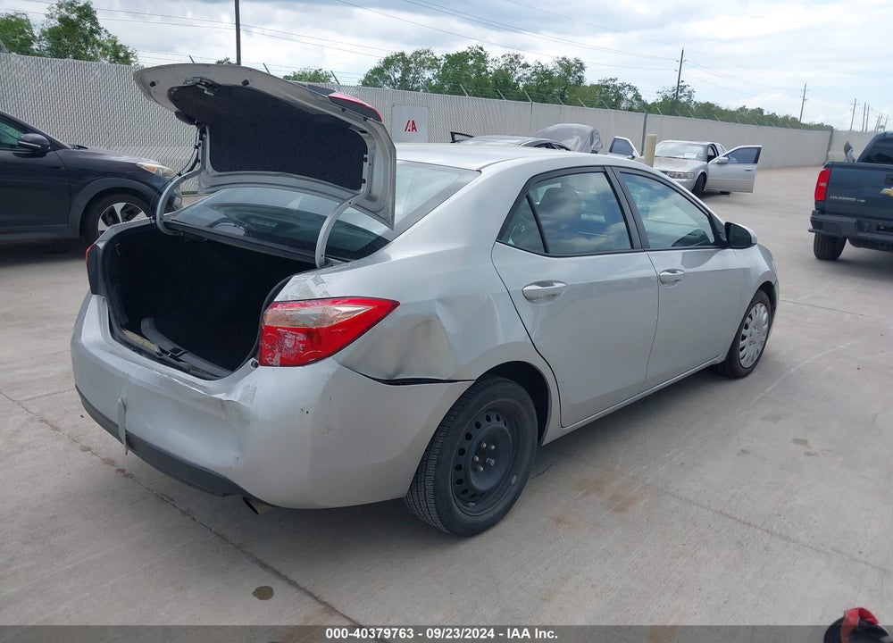 2019 TOYOTA COROLLA LE VIN: 5YFBURHE0KP946321
