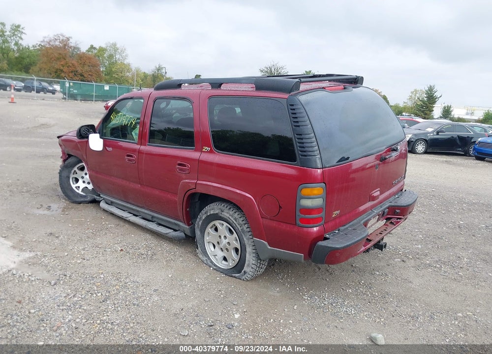 2004 CHEVROLET TAHOE Z71 VIN: 1GNEK13ZX4R312075