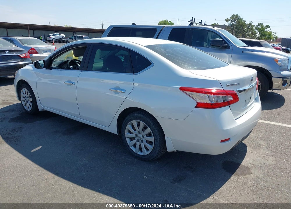 2013 NISSAN SENTRA SV VIN: 3N1AB7AP3DL781045