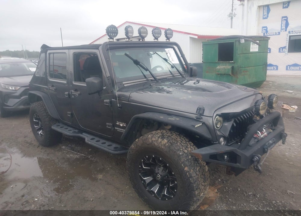 2017 JEEP WRANGLER UNLIMITED SAHARA 4X4 VIN: 1C4BJWEG7HL629540