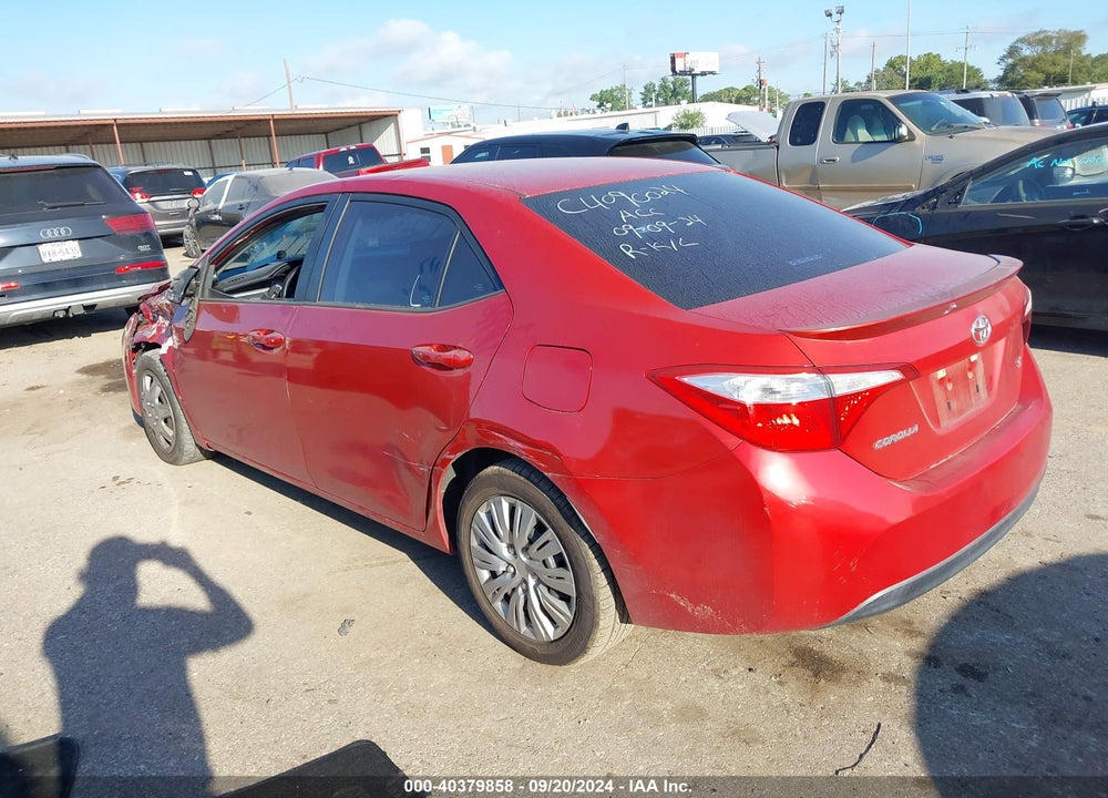 2014 TOYOTA COROLLA S VIN: 5YFBURHE8EP110549