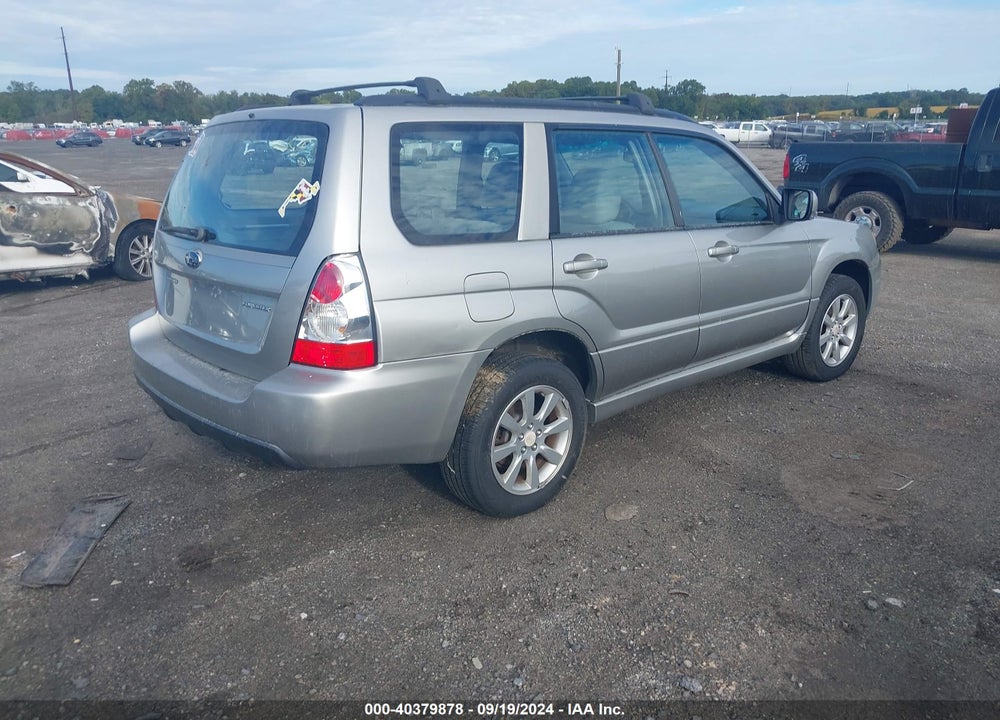 2006 SUBARU FORESTER 2.5X VIN: JF1SG65606H723318