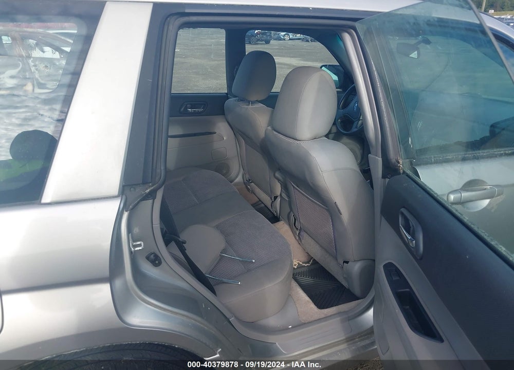 2006 SUBARU FORESTER 2.5X VIN: JF1SG65606H723318