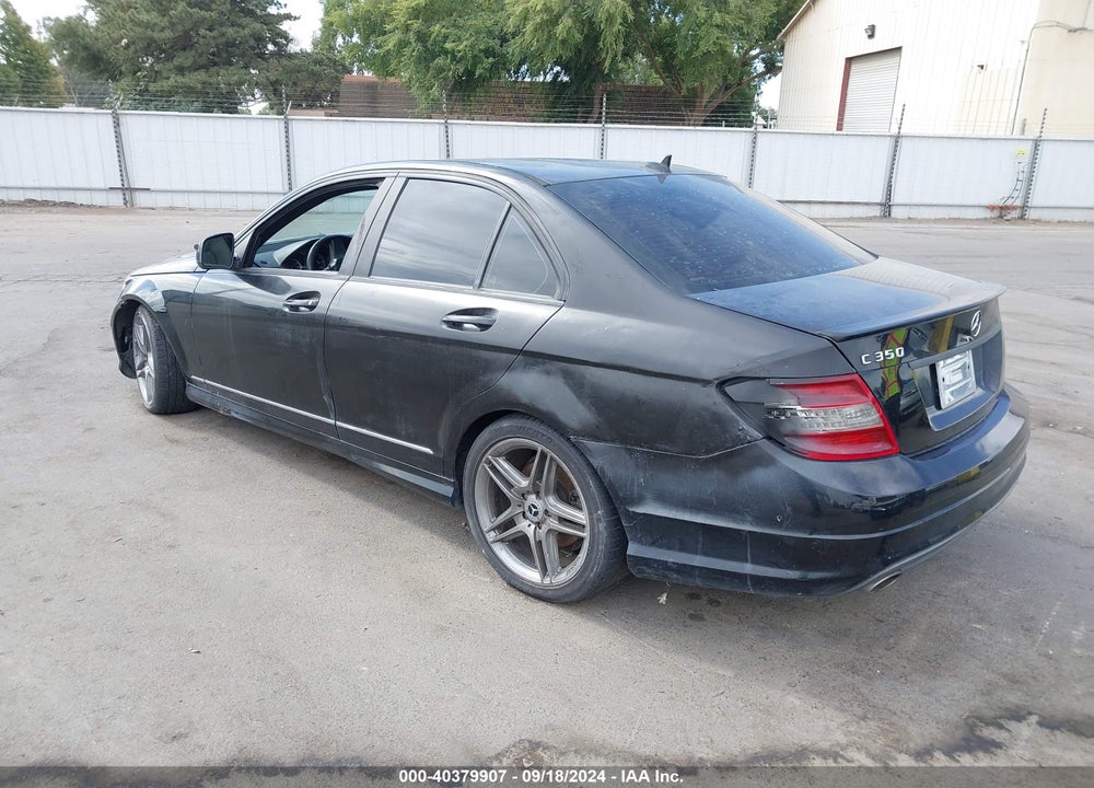 2009 MERCEDES-BENZ C 350 SPORT VIN: WDDGF56X39R050727