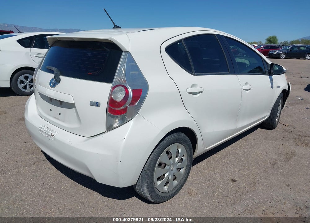 2012 TOYOTA PRIUS C TWO VIN: JTDKDTB3XC1504463