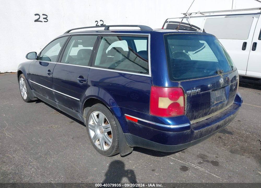 2005 VOLKSWAGEN PASSAT GLS TDI VIN: WVWCE63B85E137793