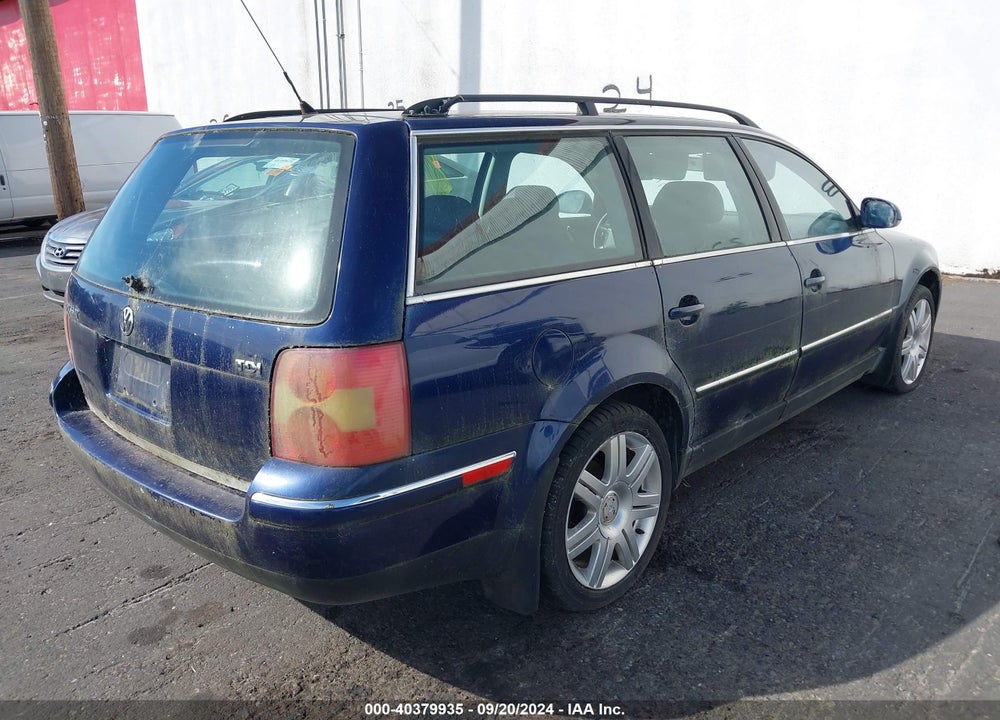 2005 VOLKSWAGEN PASSAT GLS TDI VIN: WVWCE63B85E137793