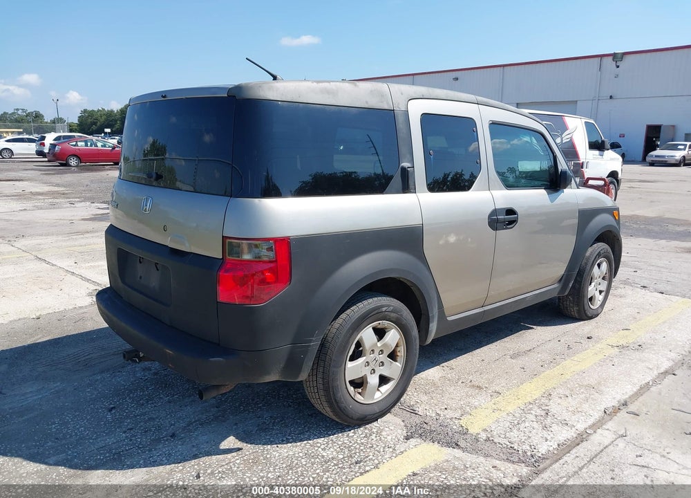 2004 HONDA ELEMENT EX VIN: 5J6YH18584L015037