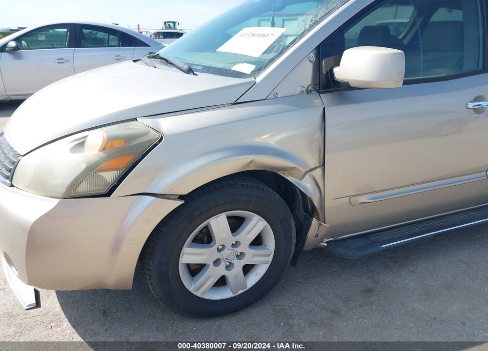 2007 NISSAN QUEST 3.5 S VIN: 5N1BV28U67N116325