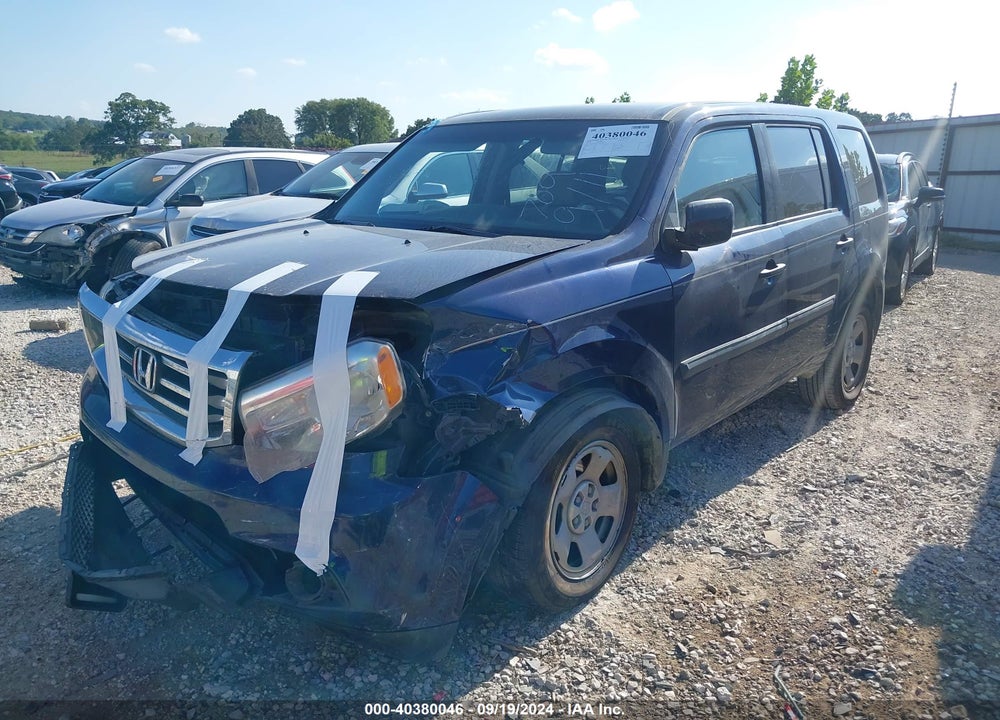 2014 HONDA PILOT LX VIN: 5FNYF4H2XEB027097