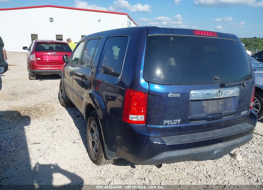 2014 HONDA PILOT LX VIN: 5FNYF4H2XEB027097