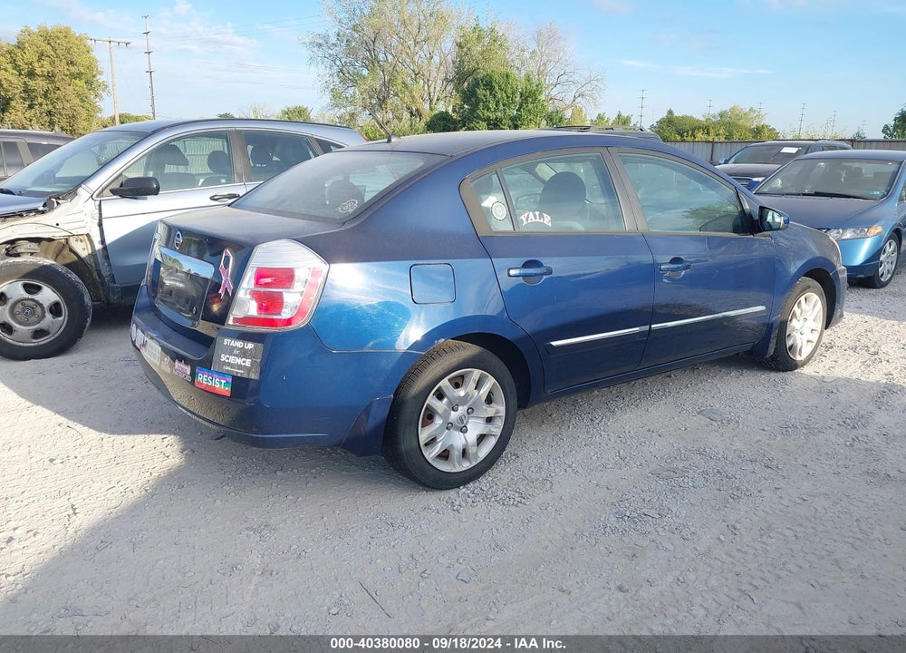 2010 NISSAN SENTRA 2.0S VIN: 3N1AB6AP6AL634823