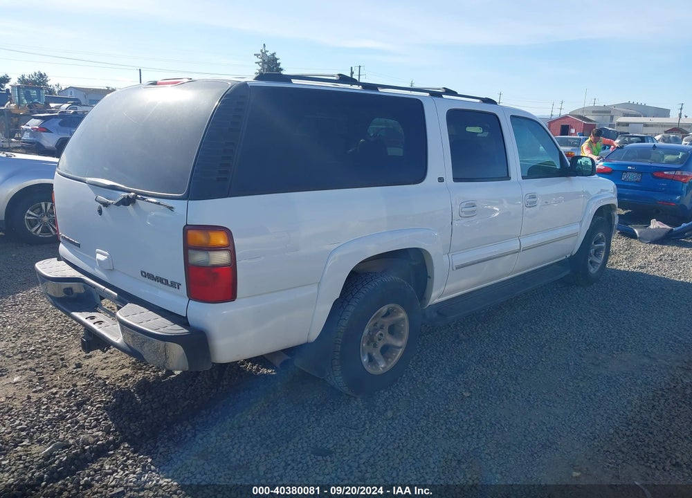 2002 CHEVROLET SUBURBAN 1500 LT VIN: 3GNFK16Z42G320234