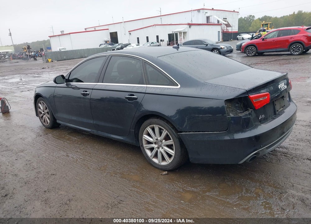 2012 AUDI A6 VIN: WAUHGAFC4CN134617