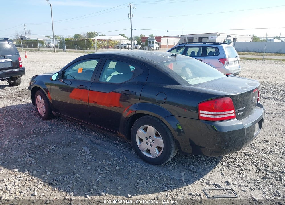 2008 DODGE AVENGER SE VIN: 1B3LC46K68N113956