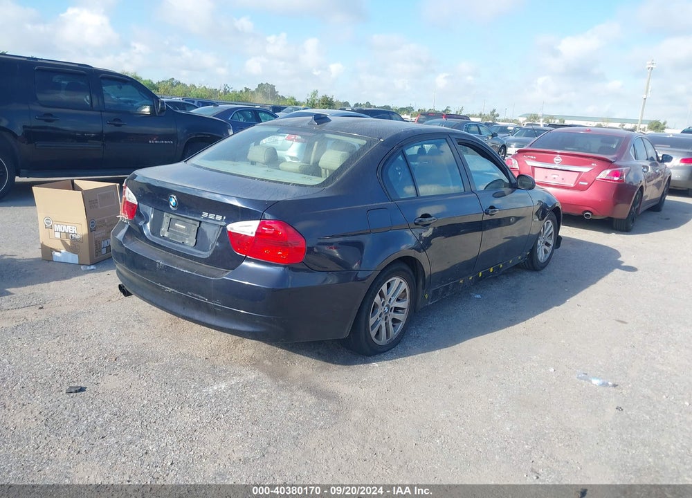 2007 BMW 328I VIN: WBAVA33557PV67492