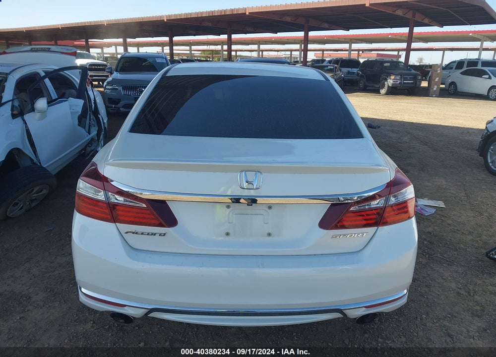 2016 HONDA ACCORD SPORT VIN: 1HGCR2F59GA132133