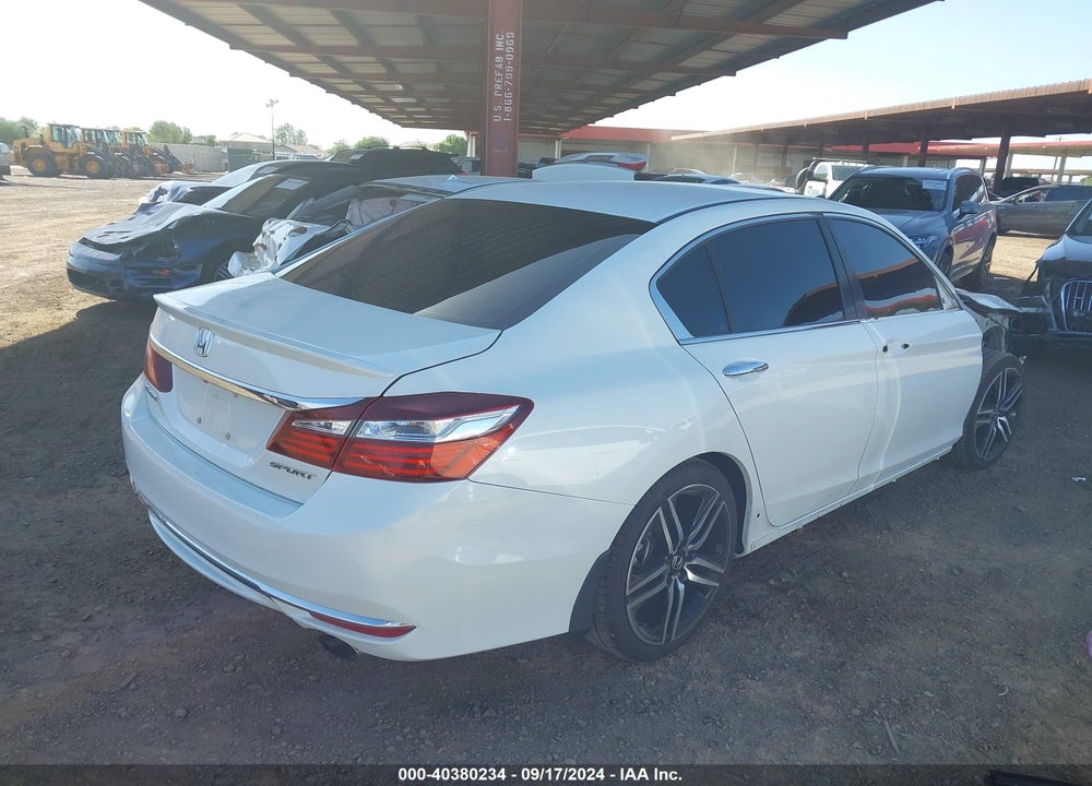 2016 HONDA ACCORD SPORT VIN: 1HGCR2F59GA132133