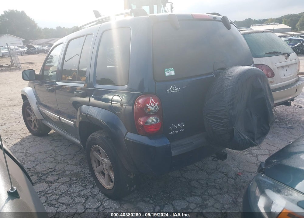 2005 JEEP LIBERTY LIMITED EDITION VIN: 1J4GL58K55W621094