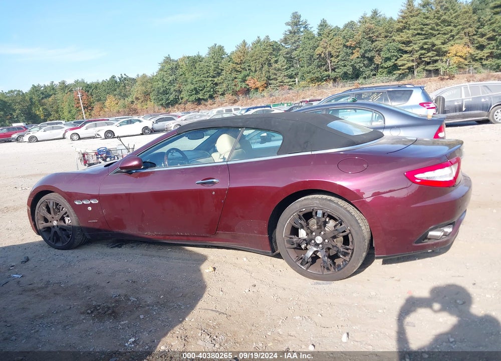 2012 MASERATI GRANTURISMO VIN: ZAM45KMA2C0064364