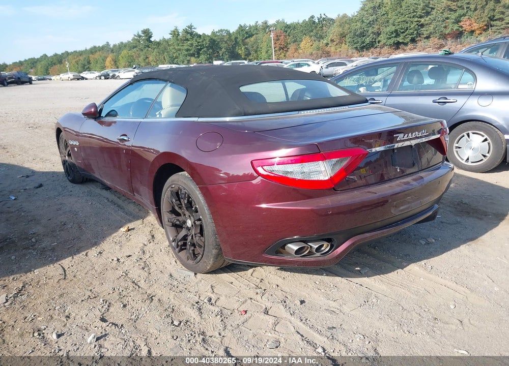 2012 MASERATI GRANTURISMO VIN: ZAM45KMA2C0064364
