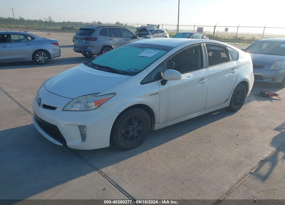 2012 TOYOTA PRIUS TWO VIN: JTDKN3DU7C5388585