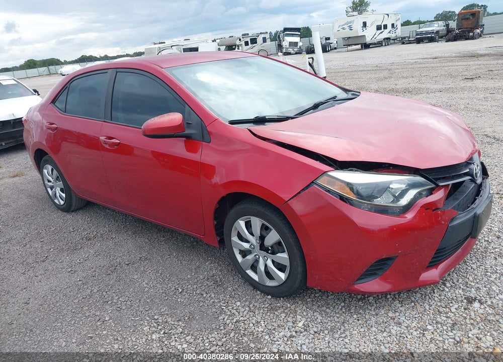 2014 TOYOTA COROLLA LE VIN: 2T1BURHE0EC028086