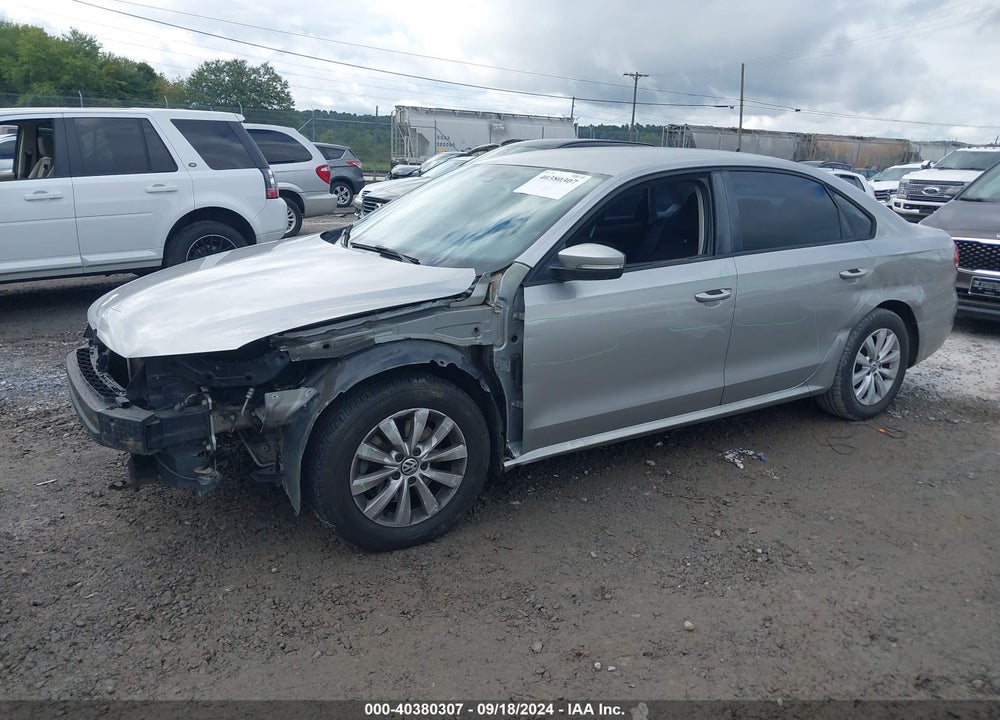 2013 VOLKSWAGEN PASSAT 2.5L S VIN: 1VWAP7A37DC087057