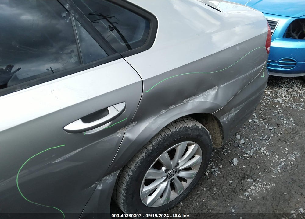 2013 VOLKSWAGEN PASSAT 2.5L S VIN: 1VWAP7A37DC087057