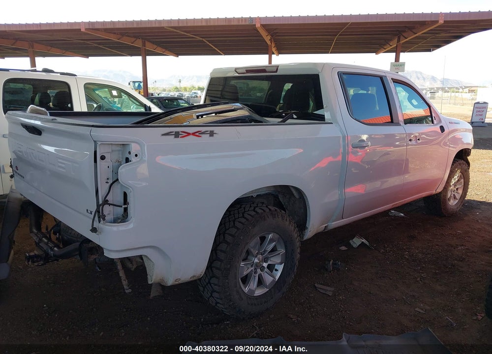 2021 CHEVROLET SILVERADO 1500 4WD SHORT BED LT VIN: 3GCUYDET9MG117730