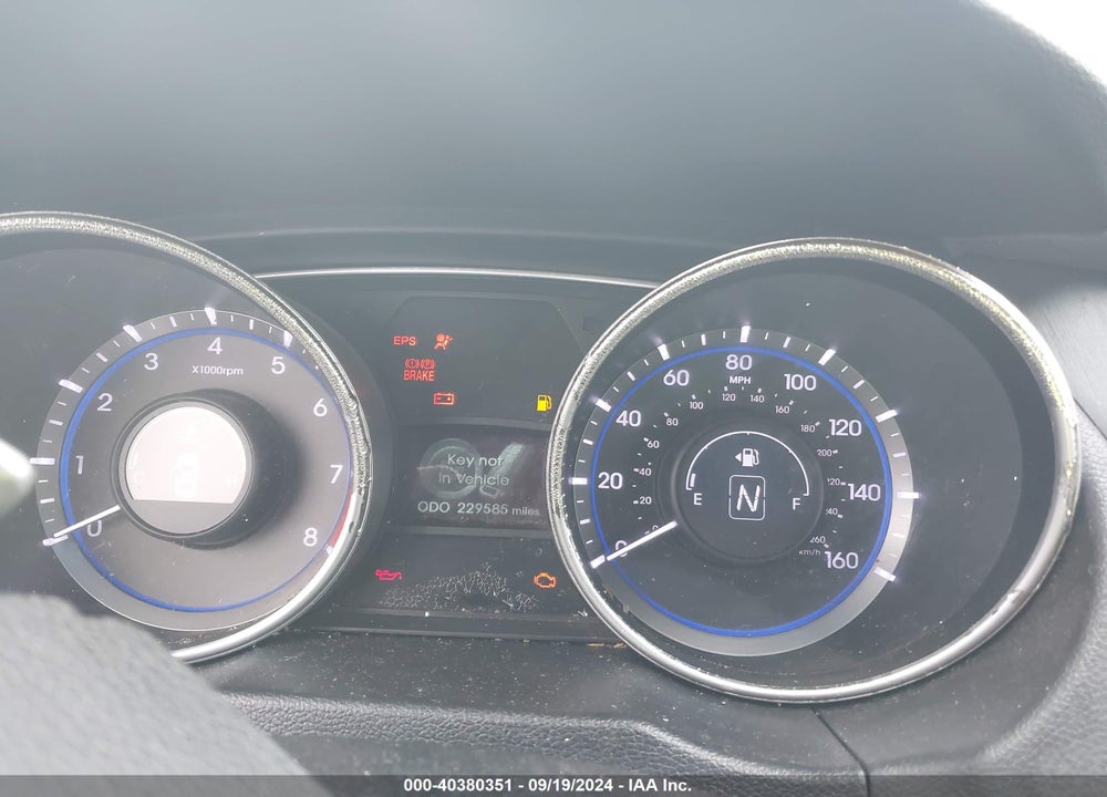 2011 HYUNDAI SONATA SE VIN: 5NPEC4ACXBH096206