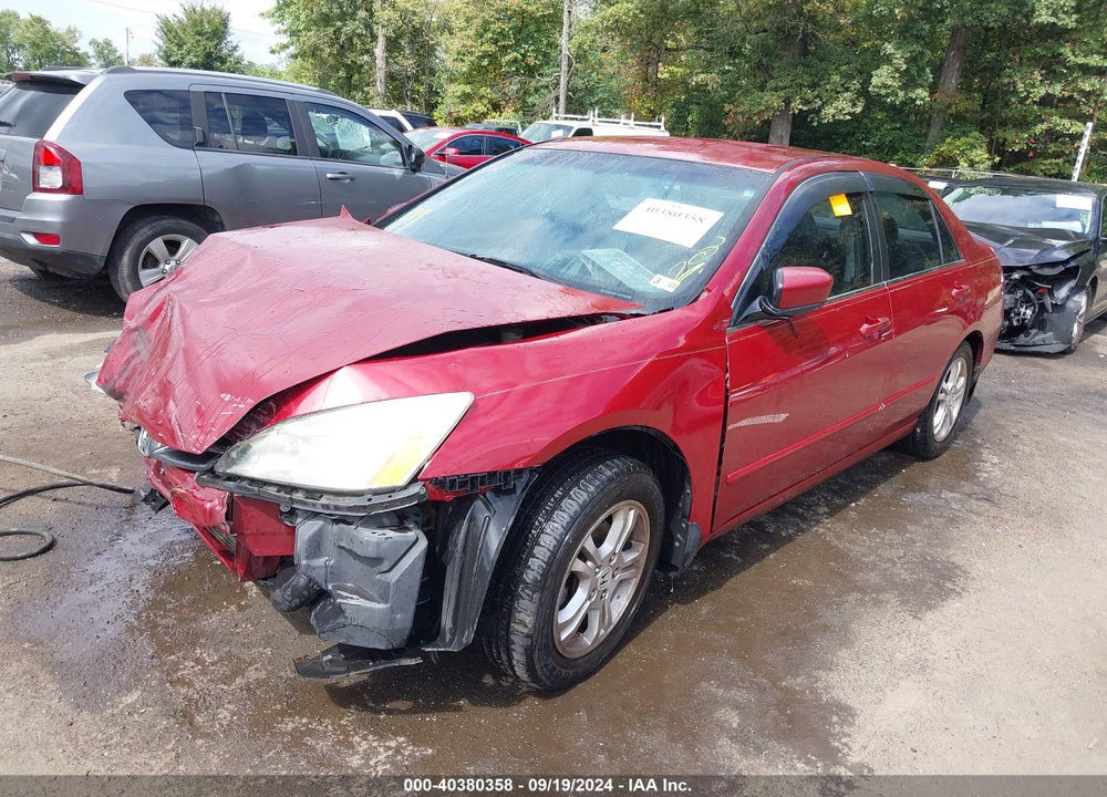 2007 HONDA ACCORD 2.4 SE VIN: 1HGCM563X7A204147