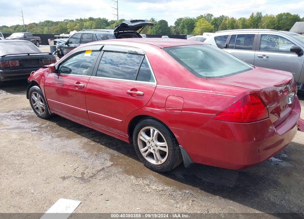2007 HONDA ACCORD 2.4 SE VIN: 1HGCM563X7A204147